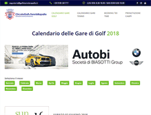 Tablet Screenshot of golfetennisrapallo.it